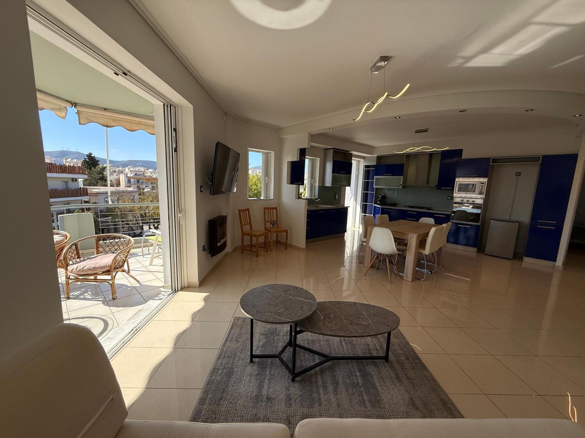 Sunny Home Private Jacuzzi Hydromassage Acropolis & Lycabettus Far View Parking 300M Metro Peristeri Athena Bagian luar foto