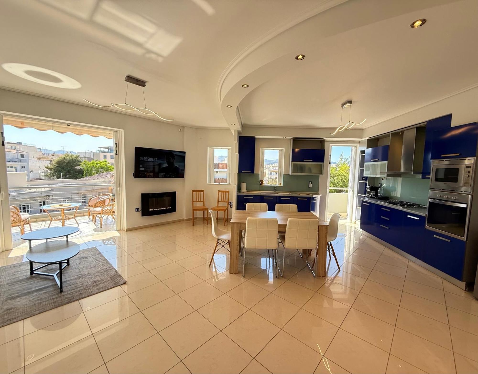 Sunny Home Private Jacuzzi Hydromassage Acropolis & Lycabettus Far View Parking 300M Metro Peristeri Athena Bagian luar foto