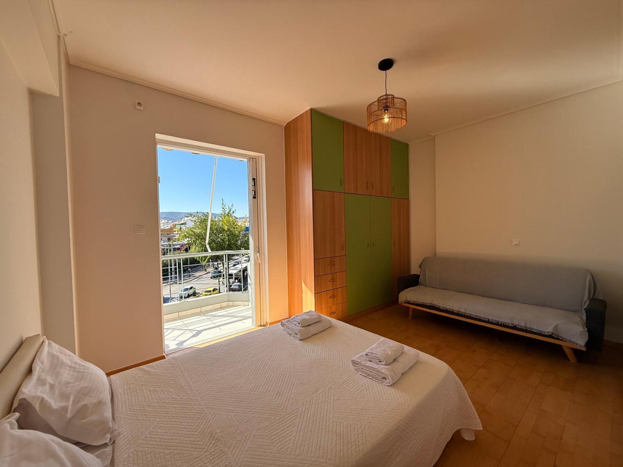 Sunny Home Private Jacuzzi Hydromassage Acropolis & Lycabettus Far View Parking 300M Metro Peristeri Athena Bagian luar foto